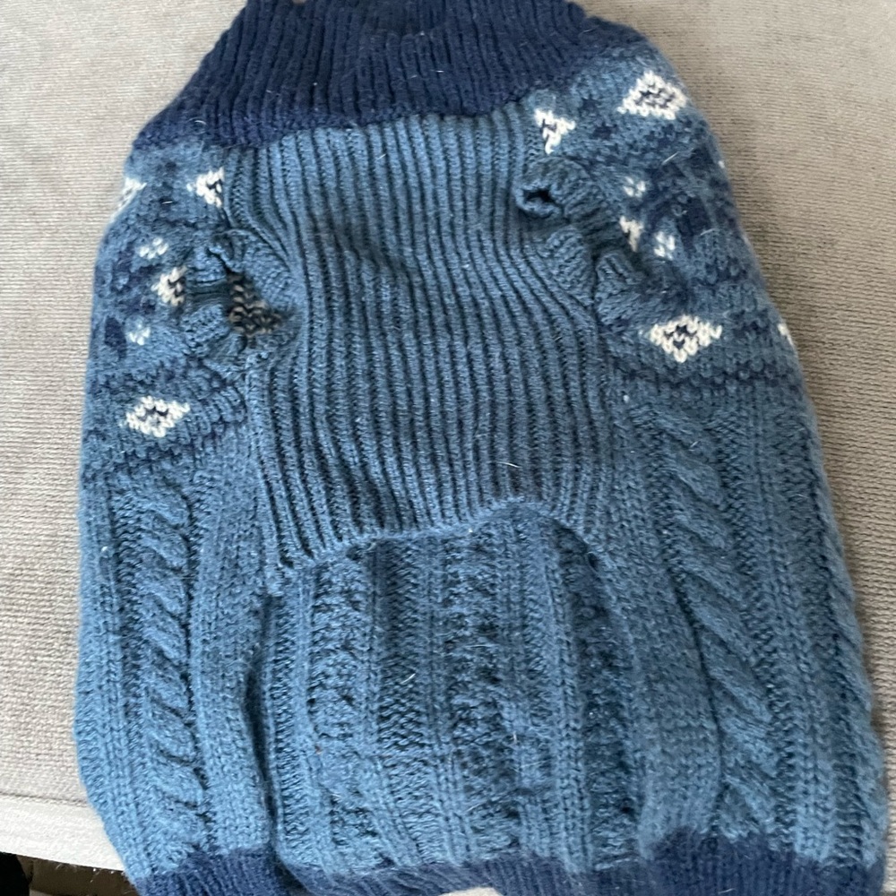 Eddie Bauer dog sweater
